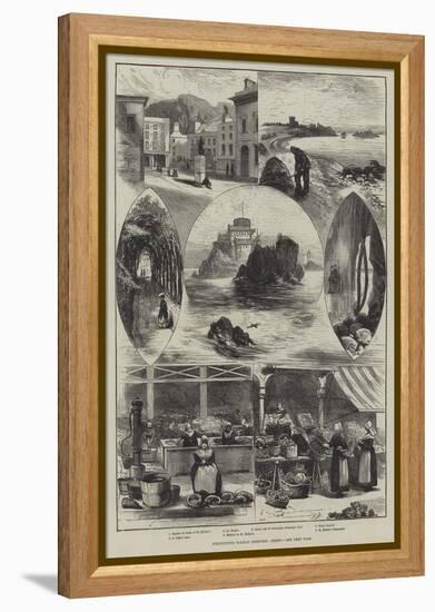 Whitsuntide Holiday Sketches, Jersey-Edwin Buckman-Framed Premier Image Canvas