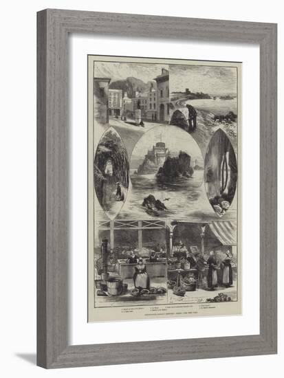 Whitsuntide Holiday Sketches, Jersey-Edwin Buckman-Framed Giclee Print