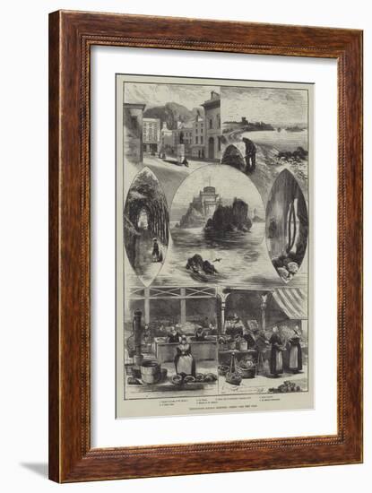 Whitsuntide Holiday Sketches, Jersey-Edwin Buckman-Framed Giclee Print