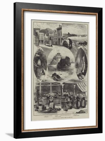 Whitsuntide Holiday Sketches, Jersey-Edwin Buckman-Framed Giclee Print