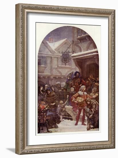 Whittington and the Poor-Henrietta Rae-Framed Giclee Print