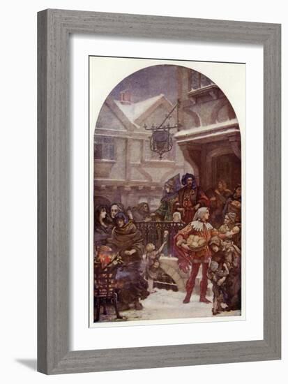 Whittington and the Poor-Henrietta Rae-Framed Giclee Print