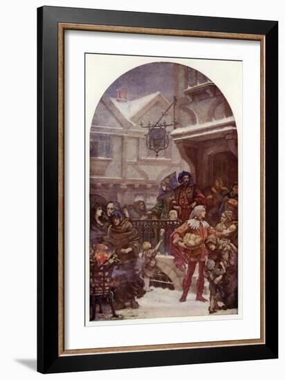 Whittington and the Poor-Henrietta Rae-Framed Giclee Print