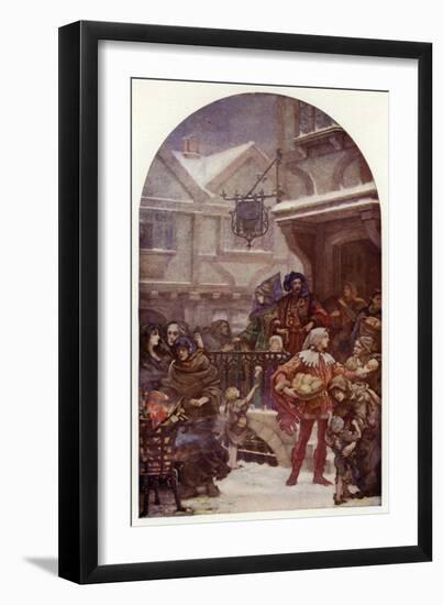 Whittington and the Poor-Henrietta Rae-Framed Giclee Print