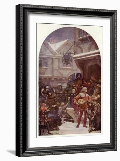 Whittington and the Poor-Henrietta Rae-Framed Giclee Print