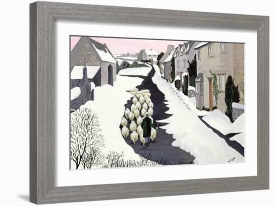 Whittington in Winter-Maggie Rowe-Framed Giclee Print