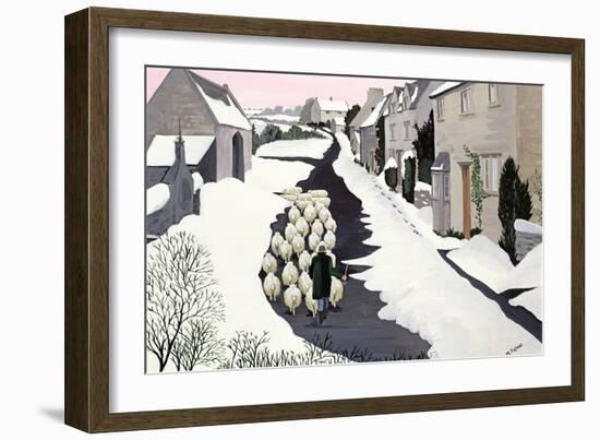 Whittington in Winter-Maggie Rowe-Framed Giclee Print