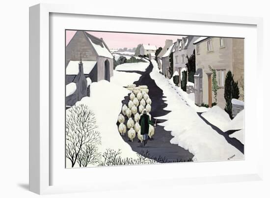 Whittington in Winter-Maggie Rowe-Framed Giclee Print