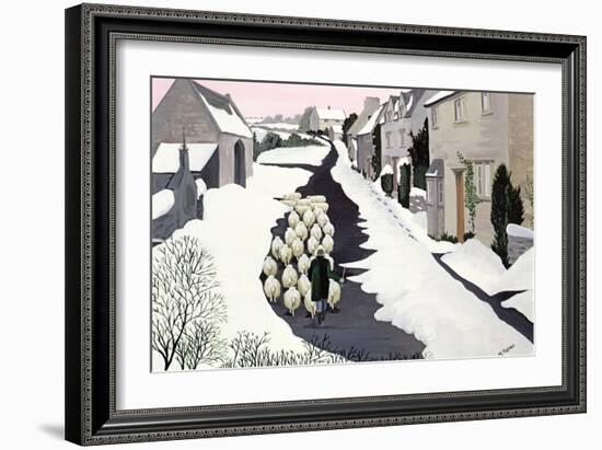 Whittington in Winter-Maggie Rowe-Framed Giclee Print