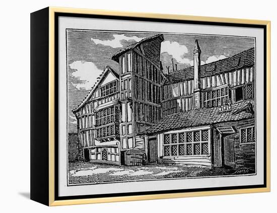 Whittington's House in Swithin's Passage, Moor Lane, City of London, 1823 (1906)-Unknown-Framed Premier Image Canvas