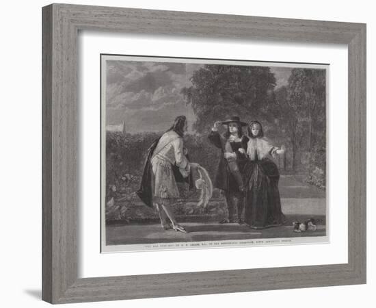 Who Can This Be?-Charles Robert Leslie-Framed Giclee Print