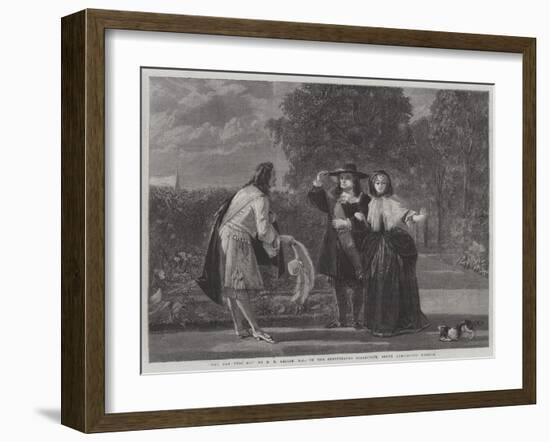 Who Can This Be?-Charles Robert Leslie-Framed Giclee Print