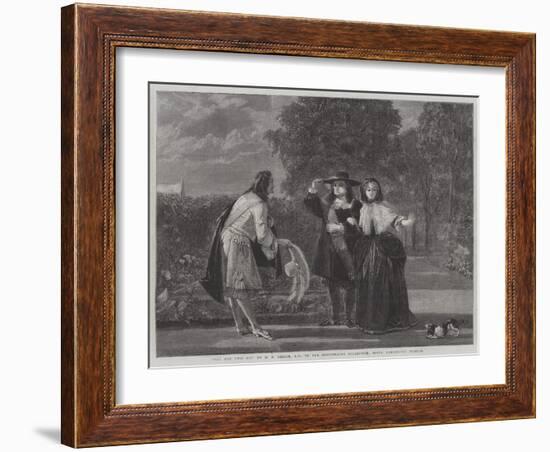 Who Can This Be?-Charles Robert Leslie-Framed Giclee Print