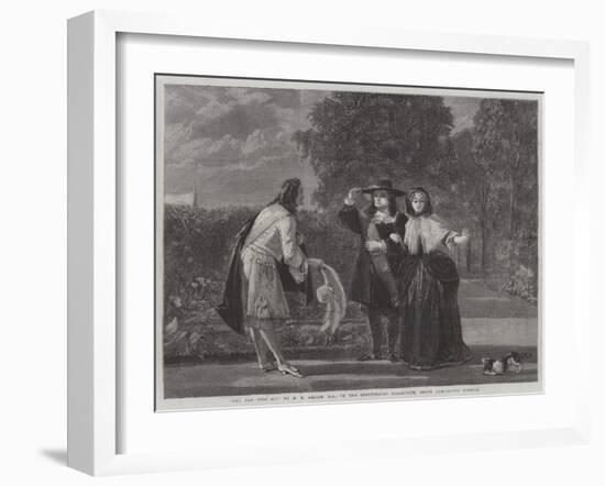 Who Can This Be?-Charles Robert Leslie-Framed Giclee Print