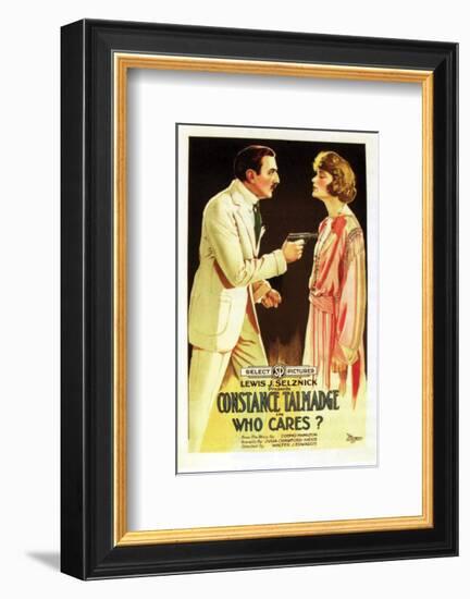 Who Cares? - 1919-null-Framed Giclee Print