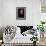 Who Cares-Tony Koukos-Framed Giclee Print displayed on a wall