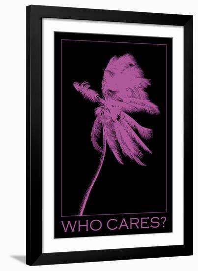 Who Cares-Tony Koukos-Framed Giclee Print