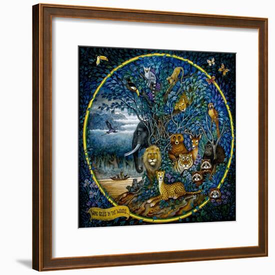 Who Goes in the Woods-Bill Bell-Framed Giclee Print