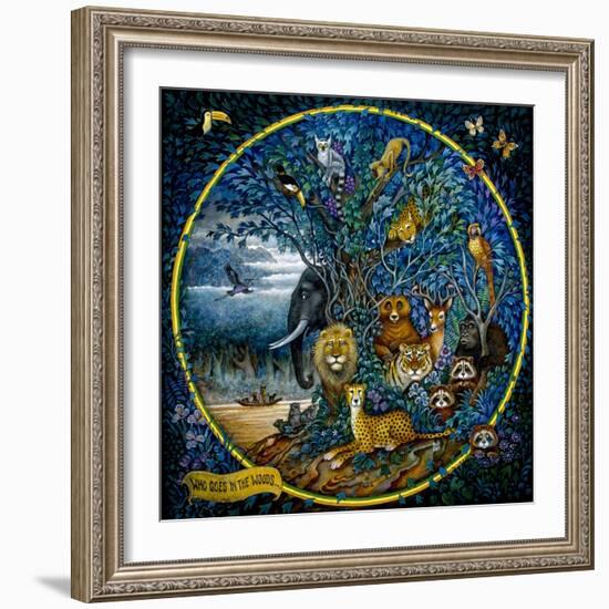 Who Goes in the Woods-Bill Bell-Framed Giclee Print