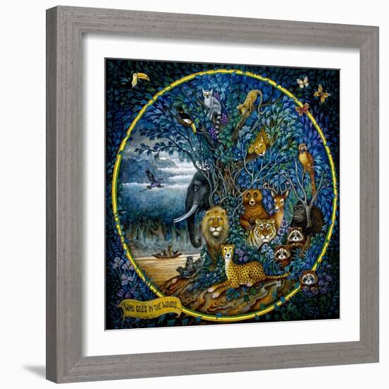 Who Goes in the Woods-Bill Bell-Framed Giclee Print