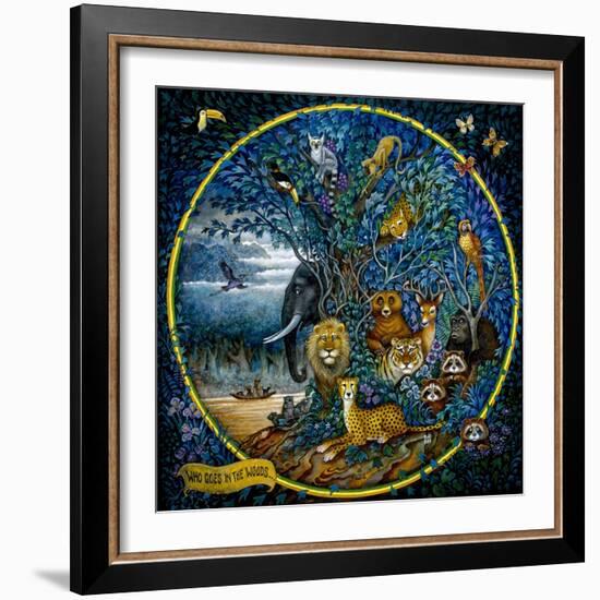 Who Goes in the Woods-Bill Bell-Framed Giclee Print