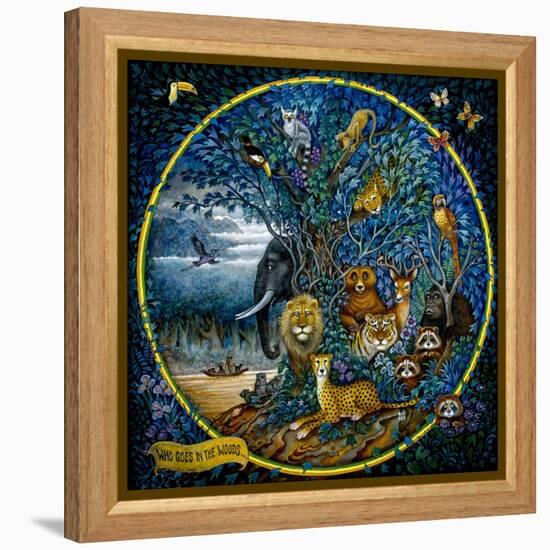 Who Goes in the Woods-Bill Bell-Framed Premier Image Canvas