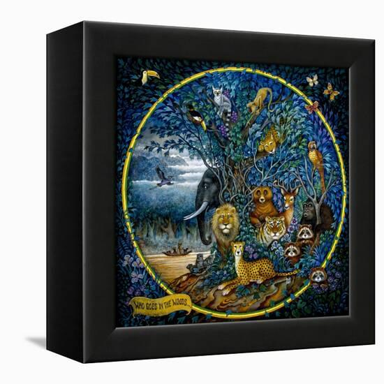 Who Goes in the Woods-Bill Bell-Framed Premier Image Canvas