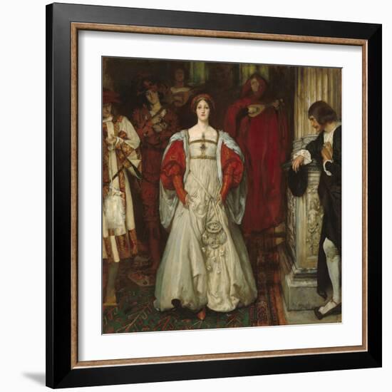 "Who Is Sylvia? What Is She, That All the Swains Commend Her?", c.1896-99-Edwin Austin Abbey-Framed Giclee Print