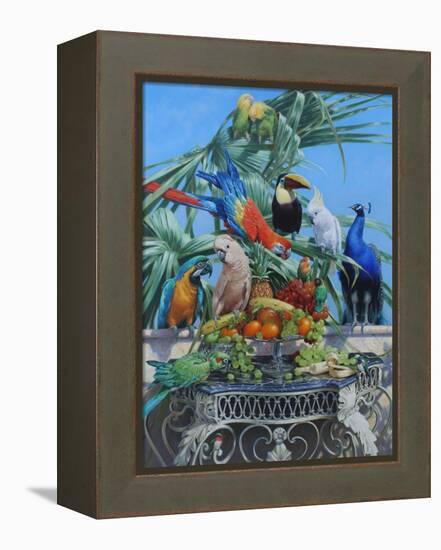 Who Let the Birds Out-Michael Jackson-Framed Premier Image Canvas