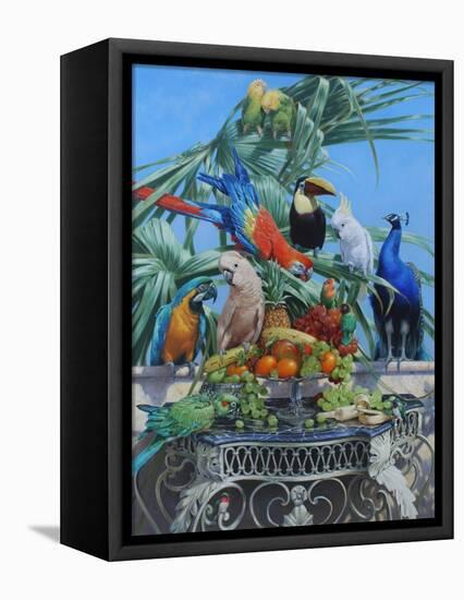 Who Let the Birds Out-Michael Jackson-Framed Premier Image Canvas