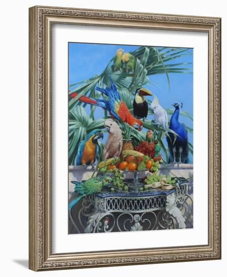 Who Let the Birds Out-Michael Jackson-Framed Giclee Print