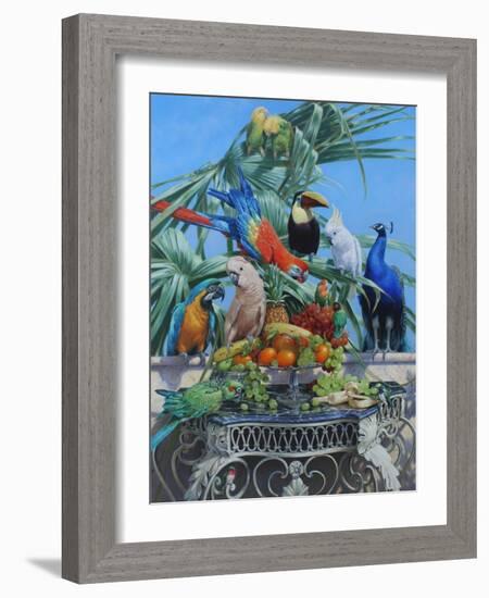 Who Let the Birds Out-Michael Jackson-Framed Giclee Print