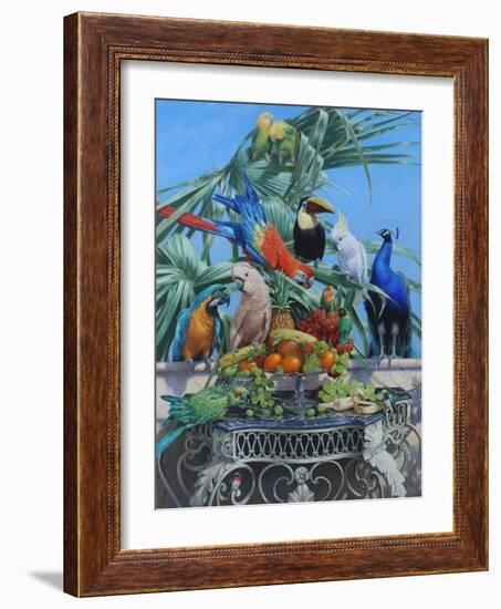 Who Let the Birds Out-Michael Jackson-Framed Giclee Print