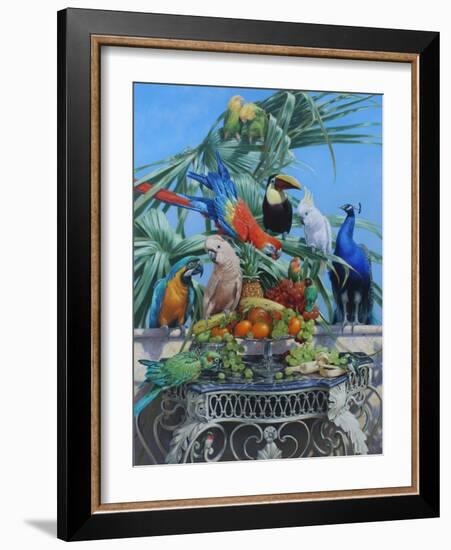 Who Let the Birds Out-Michael Jackson-Framed Giclee Print