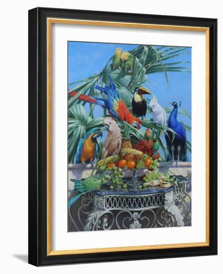 Who Let the Birds Out-Michael Jackson-Framed Giclee Print