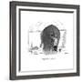"Who's a pretty girl now?" - New Yorker Cartoon-Jason Patterson-Framed Premium Giclee Print