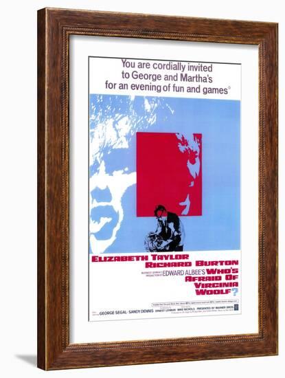 Who's Afraid of Virginia Woolf?, 1966-null-Framed Premium Giclee Print