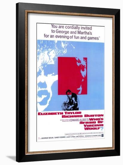 Who's Afraid of Virginia Woolf?, 1966-null-Framed Premium Giclee Print