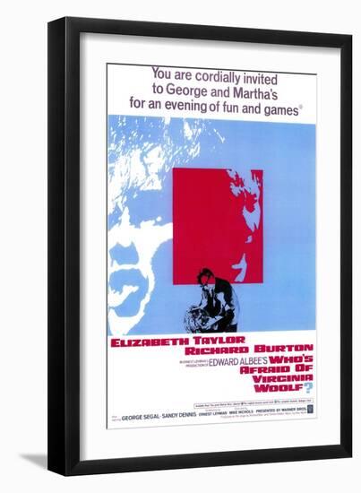 Who's Afraid of Virginia Woolf?, 1966-null-Framed Art Print