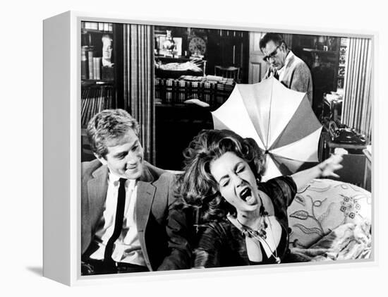 Who's Afraid Of Virginia Woolf?, George Segal, Elizabeth Taylor, Richard Burton, 1966-null-Framed Stretched Canvas