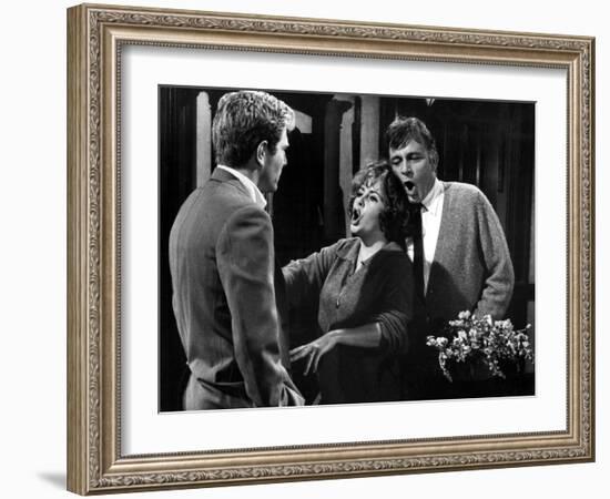 Who's Afraid Of Virginia Woolf?, George Segal, Elizabeth Taylor, Richard Burton, 1966-null-Framed Photo