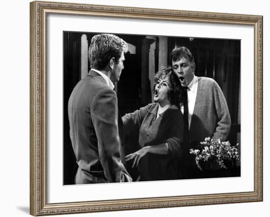 Who's Afraid Of Virginia Woolf?, George Segal, Elizabeth Taylor, Richard Burton, 1966-null-Framed Photo