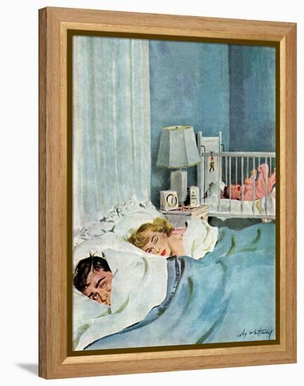 "Who's Turn?", January 21, 1950-M. Coburn Whitmore-Framed Premier Image Canvas