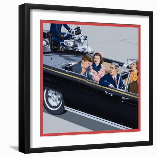 Who Shot the President?'-John Keay-Framed Giclee Print