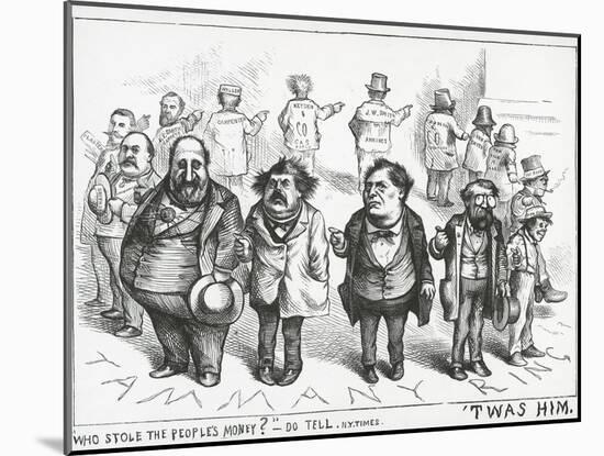 Who Stole the People's Money , from The New York Times, 1871-Thomas Nast-Mounted Giclee Print