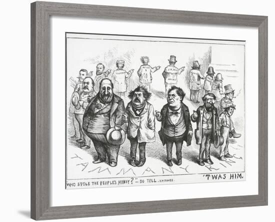 Who Stole the People's Money , from The New York Times, 1871-Thomas Nast-Framed Premium Giclee Print