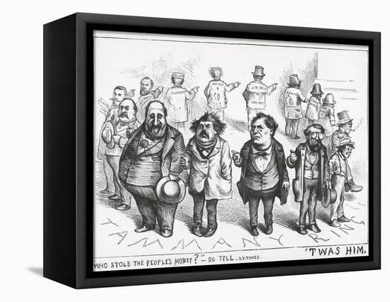 Who Stole the People's Money , from The New York Times, 1871-Thomas Nast-Framed Premier Image Canvas