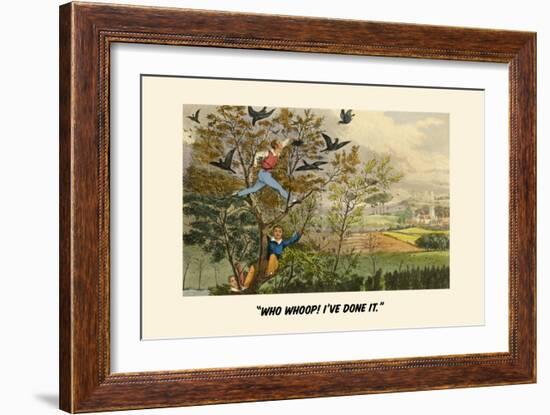 Who-Whoop!, I'Ve Done It-Henry Thomas Alken-Framed Art Print