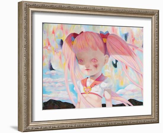 Who Will Save the Magical Girl?-Hikari Shimoda-Framed Art Print