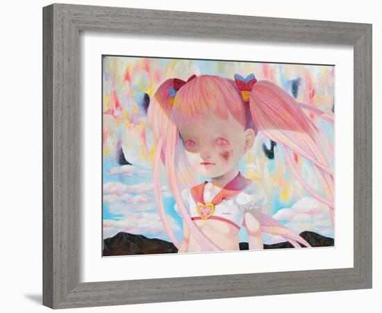 Who Will Save the Magical Girl?-Hikari Shimoda-Framed Art Print